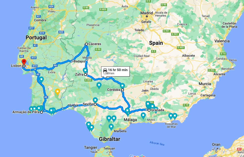 Portugal-Spain Family Road Trip